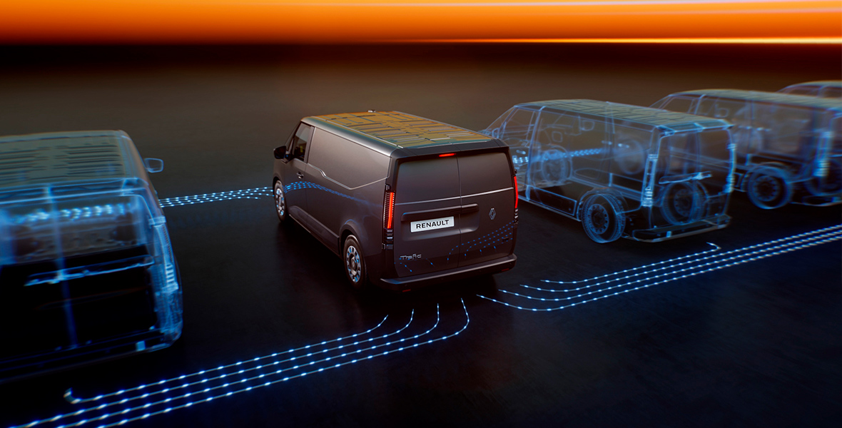 Renault Trafic havainnekuva yhdistettävyydestä.