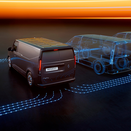Renault Trafic havainnekuva yhdistettävyydestä.